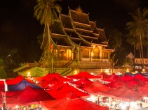 Temple by night.